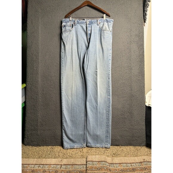 Levi's Other - Vintage 90s Levi’s 501 Made in USA Denim Straight Leg Jeans Measured 38x35